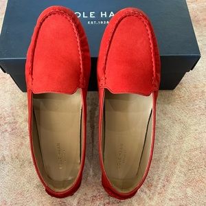 Red Cole Haan hanneli driver II loafer size 8.5